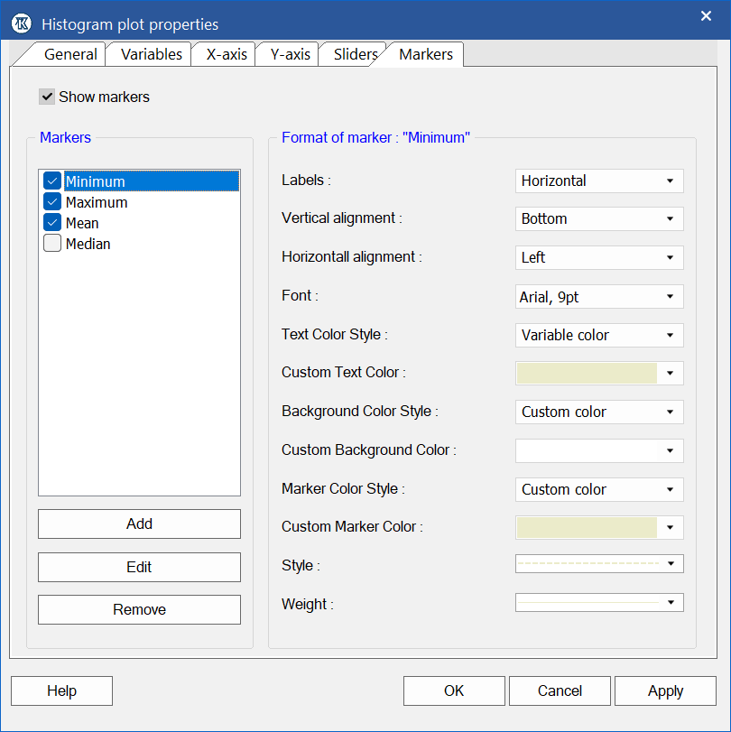 New customization tools for markers and sliders